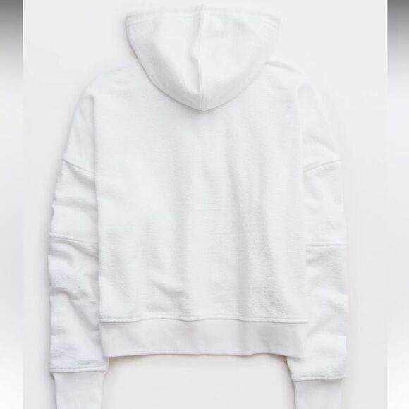 Aerie Restart Quarter Zip Hoodie White Small NWT in packaging - Picture 4 of 8